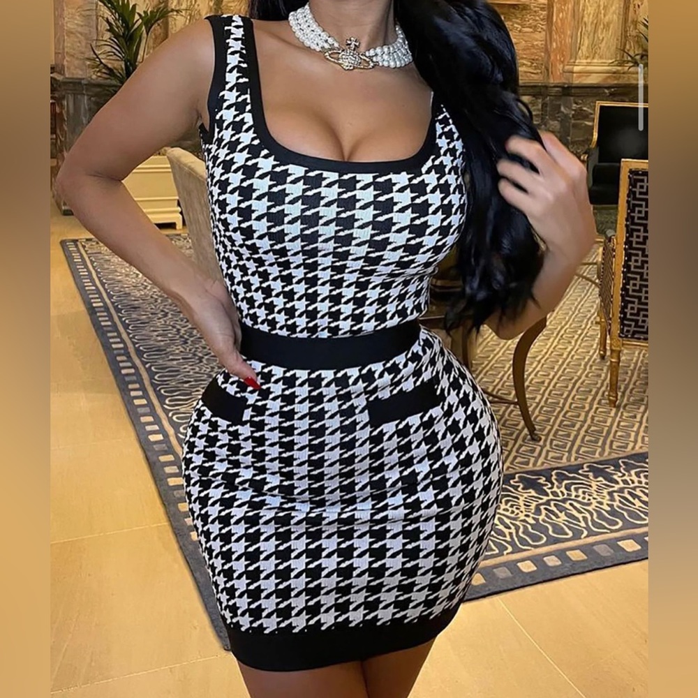 NEW! Bandage Top and Skirt Set